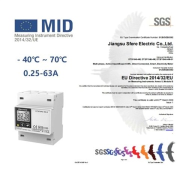 Multi Functional AC Energy Meter for EV Charging