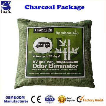 Natural Bamboo Charcoal Bag Shoe and Car Deodorizer Air Purifying Bag Odor Eliminator