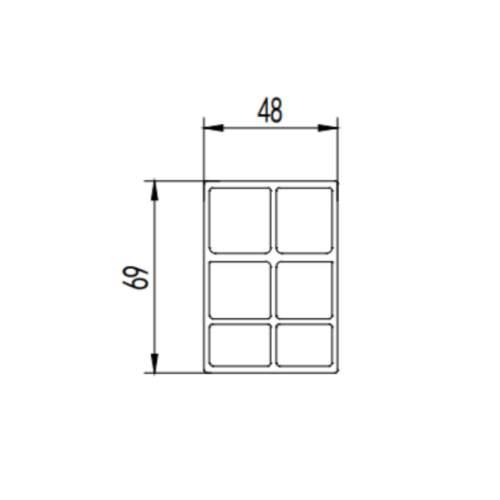 Soporte de aluminio TV Perfil de aluminio Extrusión de extrusión