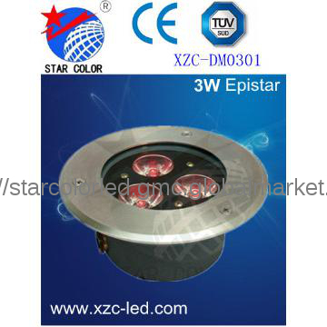 different W Waterproof Ground Lights