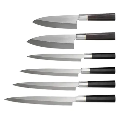 Professional LiBL Chef Sashimi Knife Sets with Deba Knife