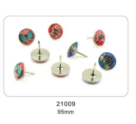 21009 metal drawing pins with 3 sizes