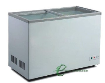 Chest freezers with glass door