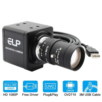 HD 1080P Webcam 120fps High Speed USB Camera With Manual Varifocal Lens