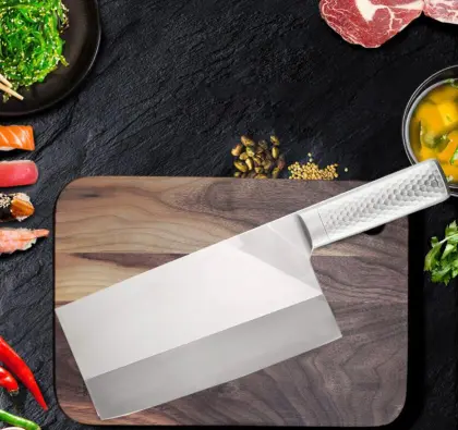 wholesale  Kitchenware Stainless Steel Heavy Duty Meat Wegetable Cleaver Chef Knife