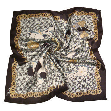 16m/m silk twill scarf, less minimum order quantity, various printing ways are available