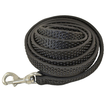5ft Dual Dog Backwear Leash - All-Weather PVC Leather with Padded Grip and Lights