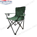 Outdoor camping single Oxford cloth folding chair