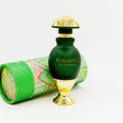 Exquisite Green Small Round Bottle Long-Lasting Fragrance Body Perfume