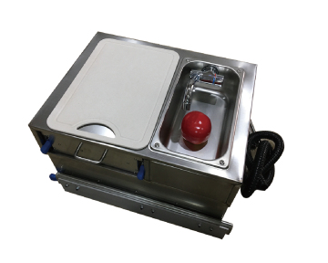 GR-C001: RV Caravan Outdoor Stainless Steel Gas Stove with Sink and Drawer