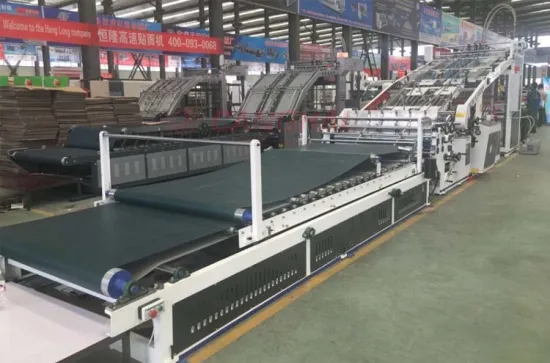 Corrugated paperboard laminating machine