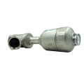 DKV Stainless Steel DN 15 Pneumatic Threaded Angle Valve 2 Way 2 Position