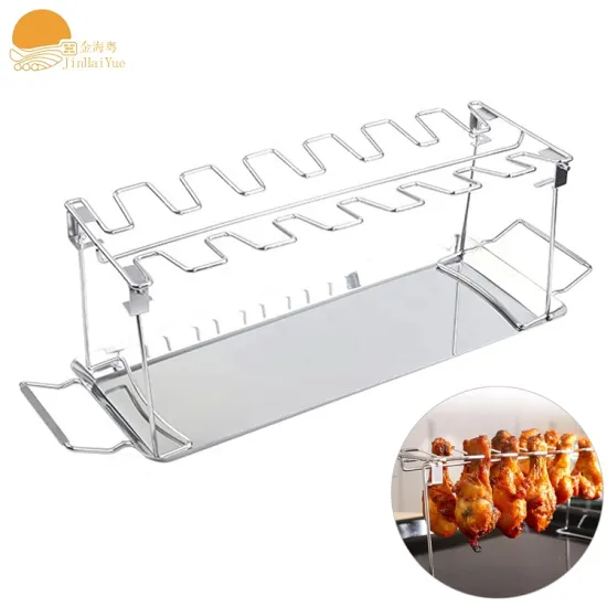 JinHaiYue Stainless Steel BBQ Grill Rack for Chicken Legs and Wings