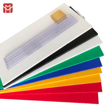 Anpassad klippt multicolor acetal plast (Delrin, Pom) ark, plattor och brädor i tjocklek sträcker sig från 5 mm till 300 mm