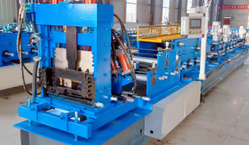 Shelf column profile roll forming machine
