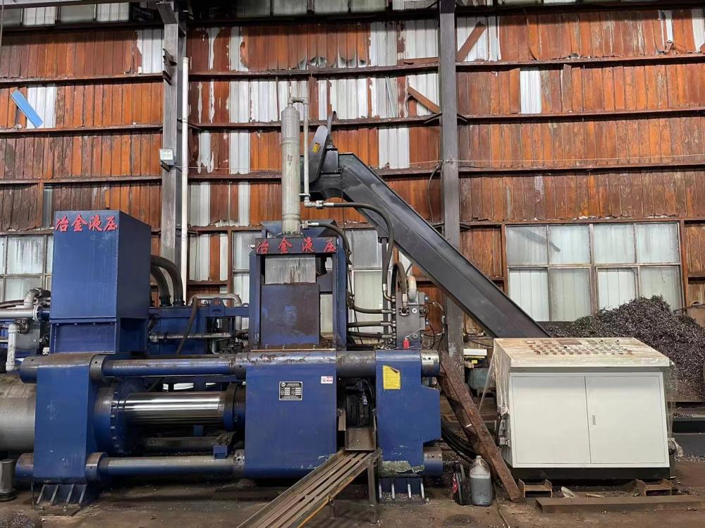 Horizontal Scrap Steel Metal Filings Briquetting Press