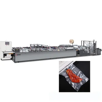 Center T Weld Gusset Pouch Making Machine for Laminated Food Packaging