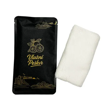Customized eco-friendly disposable washable wet towel