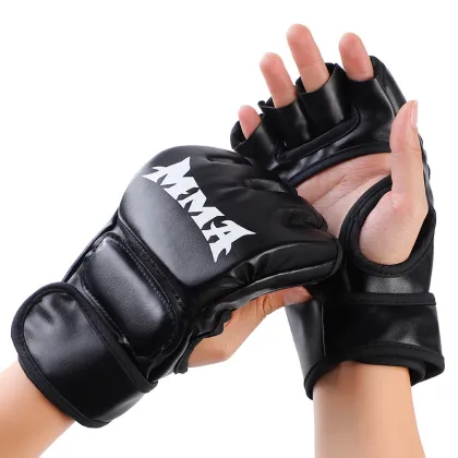 Custom Sports Thai Boxing Stronger Shockproof PU Boxing Gloves