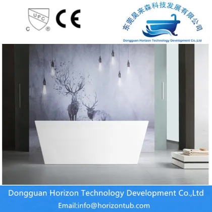Rectangular acrylic freestanding baths