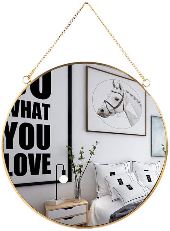 Hanging Wall Circle Mirror Decor