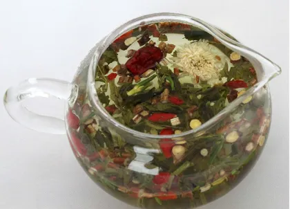 Various Ingredient Health Care Tea Dragon Well Tea 8 Treasure Blended Herbal Tea