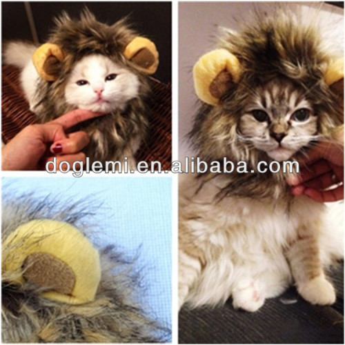 Hot Selling Cat Lion Wig for Cat Pet Lion Wig Cute Cat Wig