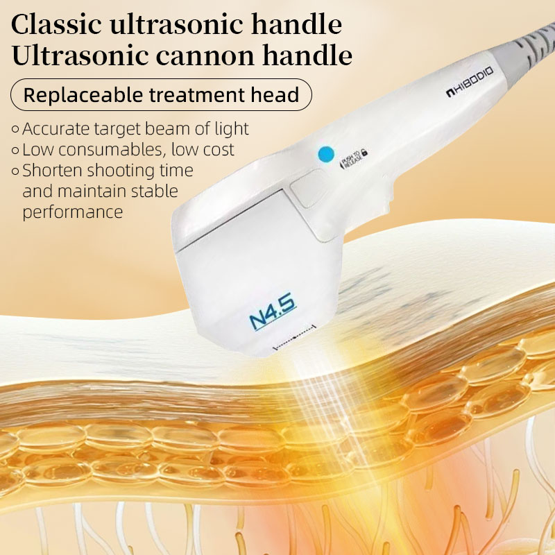 Hot Pull Ultrasonic Energy Cannon Focused Anti-Aging Instrument