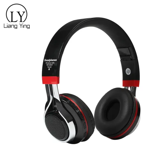 New Designed LED Light Glow Wireless Bluetooth Headphone with TF Card FM Radio