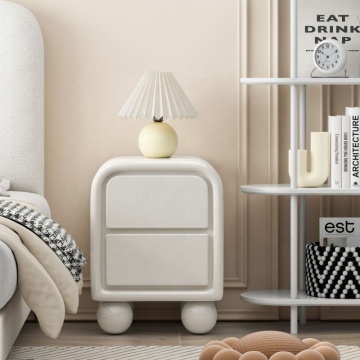 Modern Nordic Light Luxury Nightstand Simple Storage Cabinet for Bedroom