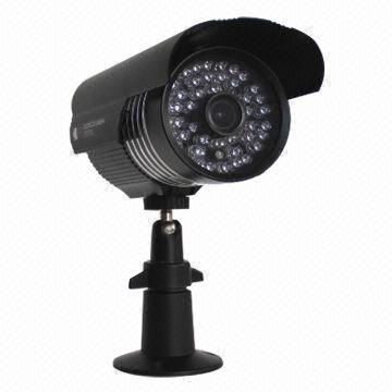 1/3-inch 480TVL Sony CCD Weather-proof IR camera, Made of Metal Housing Material