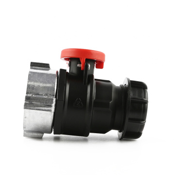 IBC Sécurité Adaptateur Valve de billes PP Matériau DN50