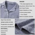 Soft Women's Pajama Button Down Sleepwear Nightwear Sets