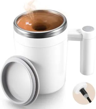 2024 New Arrivals: Self Stirring Mug with Auto Mixing Stainless Steel Thermal Cup
