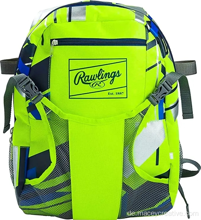 Baseball -Rucksack im Freien im Freien