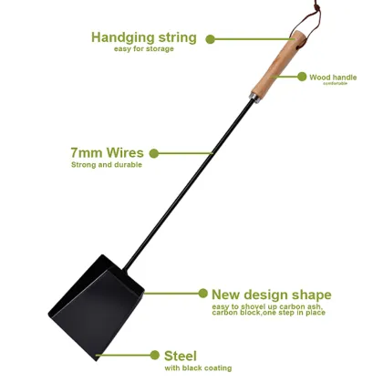 Fireplace Ash Brush and Accessory Tool Set