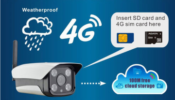 4G camera recorder with cloud server