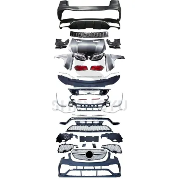AMG Style Upgrade Parts for Benz ML W166 2013-2015: Bumpers, Diffuser, Hood, Fenders, and Lamps