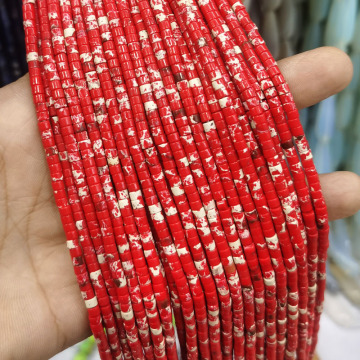 Wholesale DIY Bracelet Accessories: Natural Abacus Beads & Spacer Stones in Multiple Colors