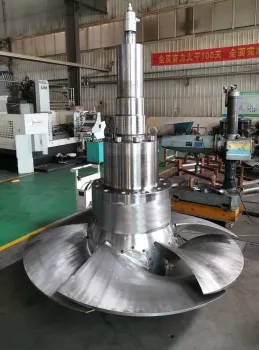 High-efficiency and Low-head Cast and CNC-machining Kaplan Turbine for Power Station