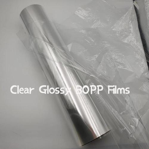 Transparent thermoformed smooth BOPP film