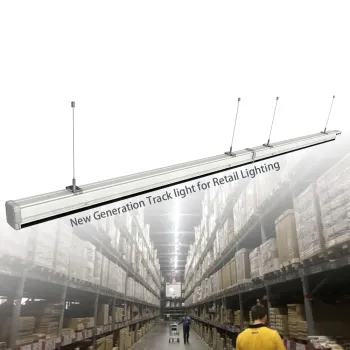 Linkable Trunking LED Light 160Lm/W with Optic Lens for Suspended Ceiling in Supermarkets