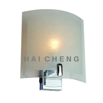 Fancy wall glass light for bedroom