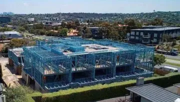 Metal Construction Light Steel Frame Prefabricated House