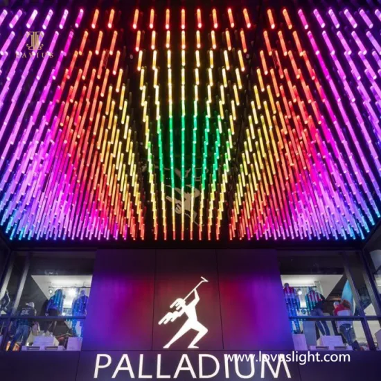 2022 new chandelier shopping mall outdoor chandelier colorful luminous chandelier