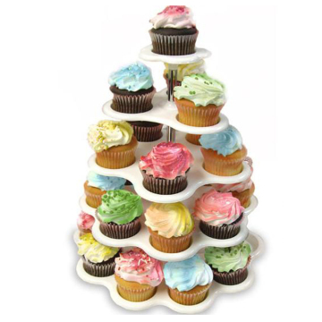 5-Layer Cake Stand Shelf Cupcake Holder for 27 Cupcakes