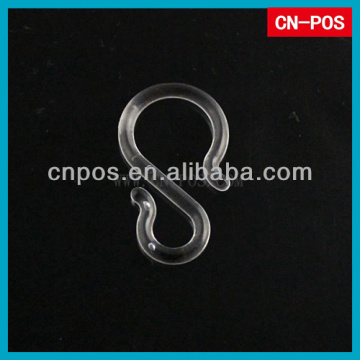 display small plastic s hook for supermarket hanging