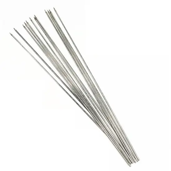 Stainless Steel BBQ Skewers for Grilling Meat, Shrimp, and Vegetables