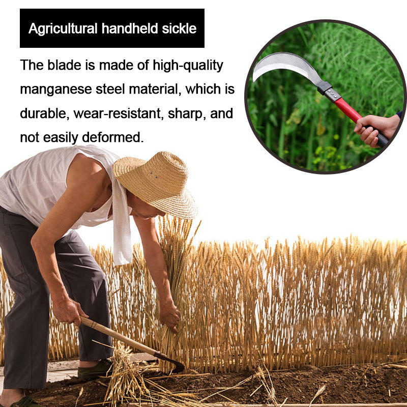 Customized high quality outdoor agricultural hand sickle multifunctional agricultural tools sickle
