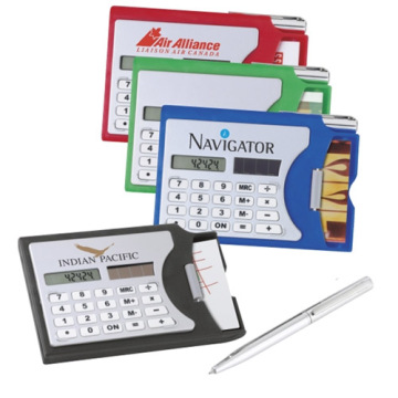 Calculator / Business Card Holder